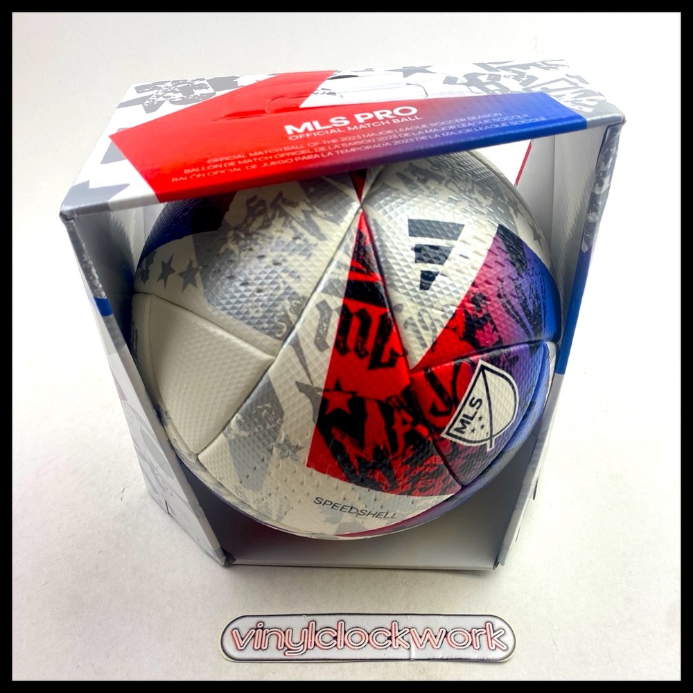 Adidas MLS Pro Official Match Ball Size 5 White Blue Red HT9026 2023 $170